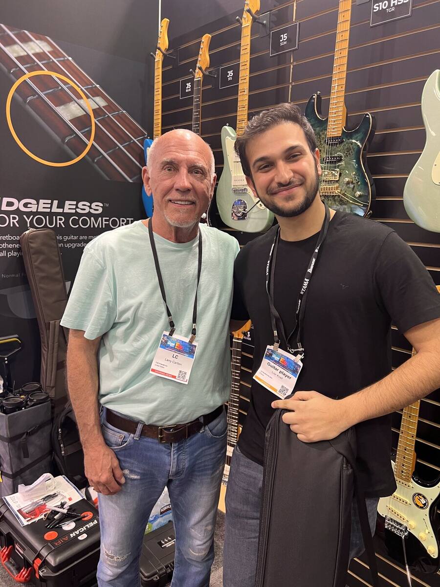 Lior avec Eric Carlton