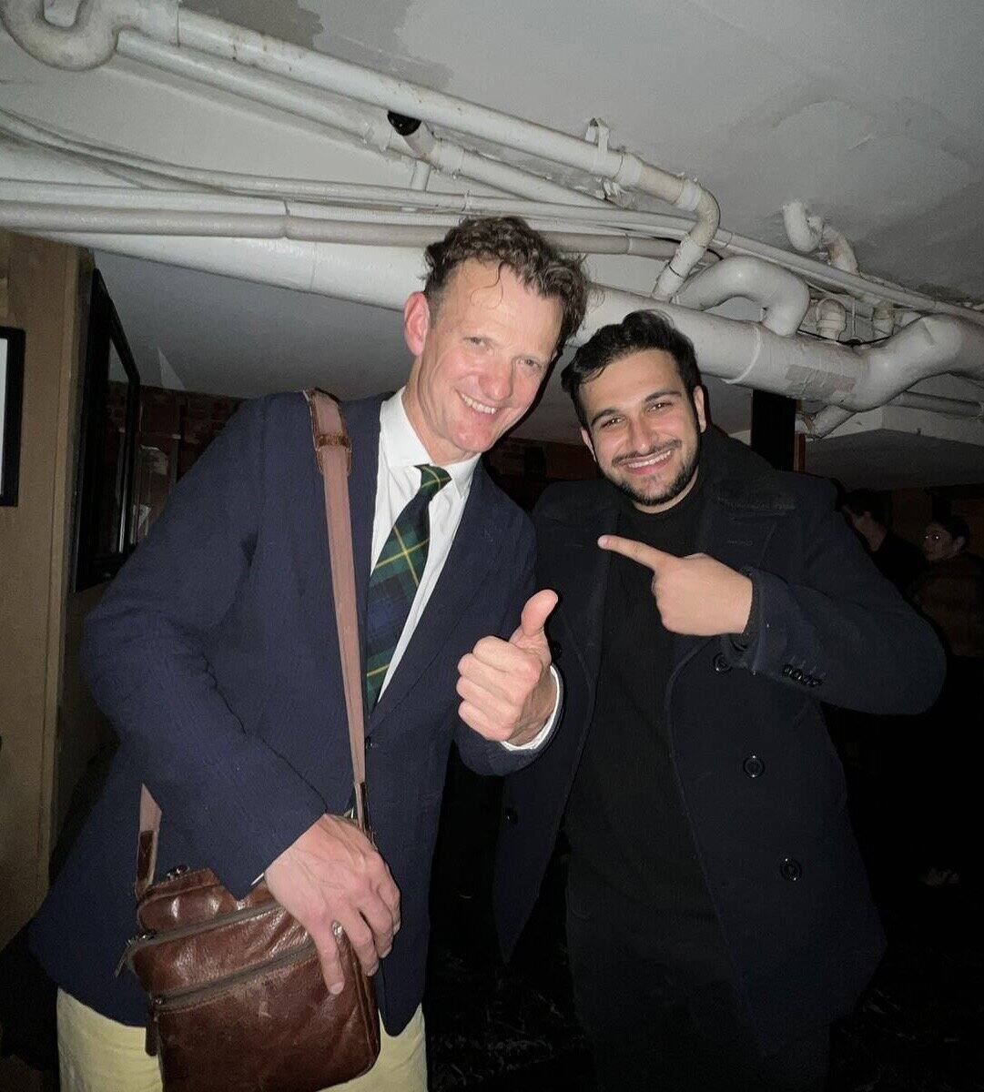 Lior avec Peter Beets